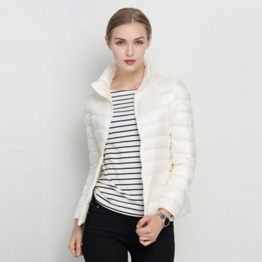 Chaqueta Acolchada Ligera para Mujeres | Cálida y de Manga Larga