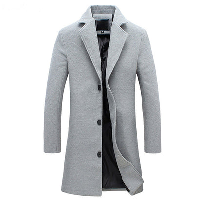 Rex | Formal Long Overcoat For Men’s Wardrobe