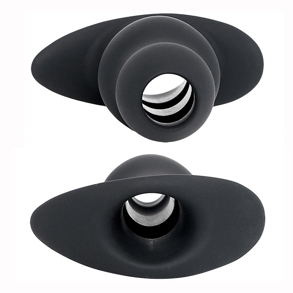 Hollow Anal Speculum Silicone Butt Plug Bdsm Medical Play Kink