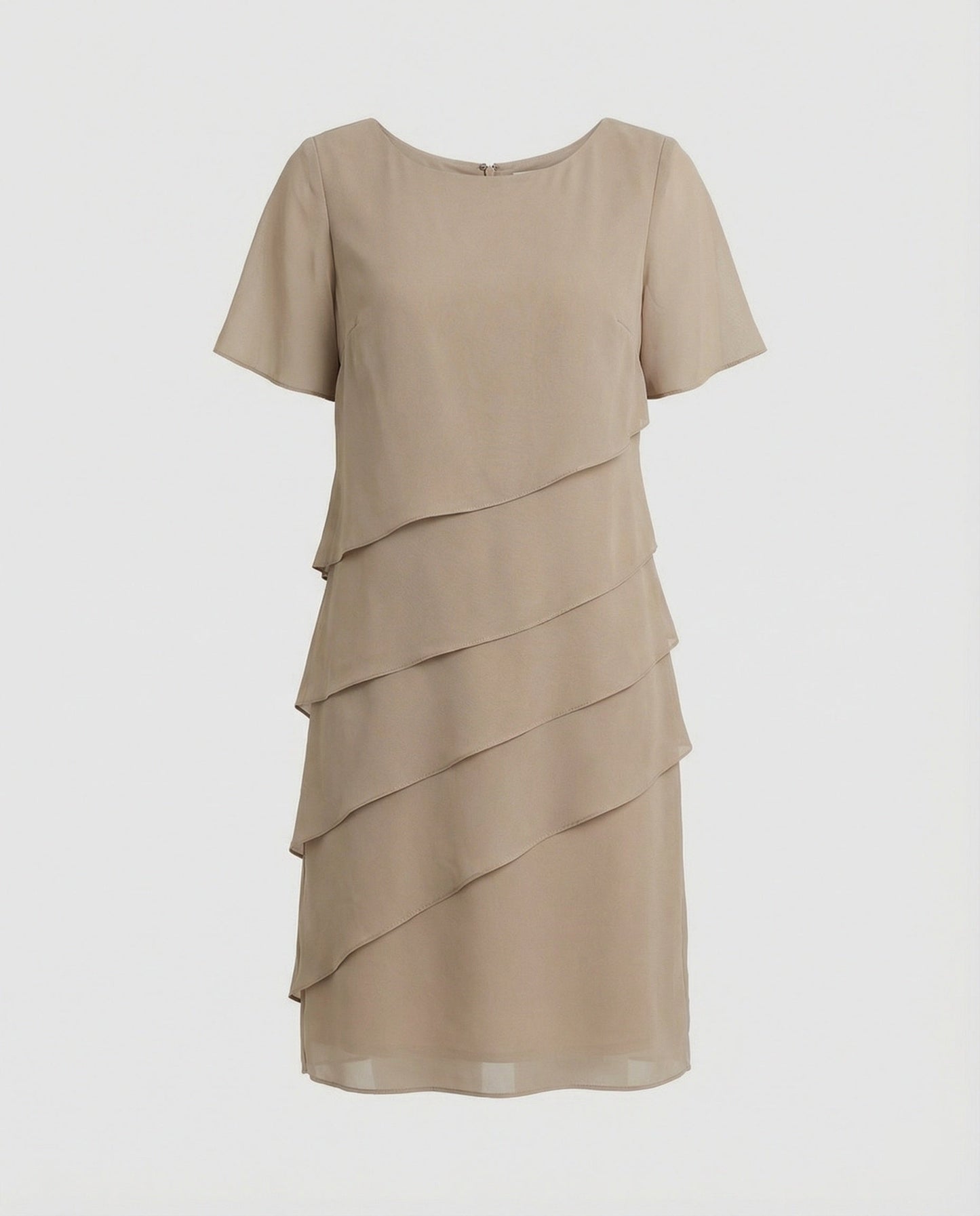 Drune - Damen Elegantes Schlankmachendes Kleid, Figurbetont & Feminin Geschnitten