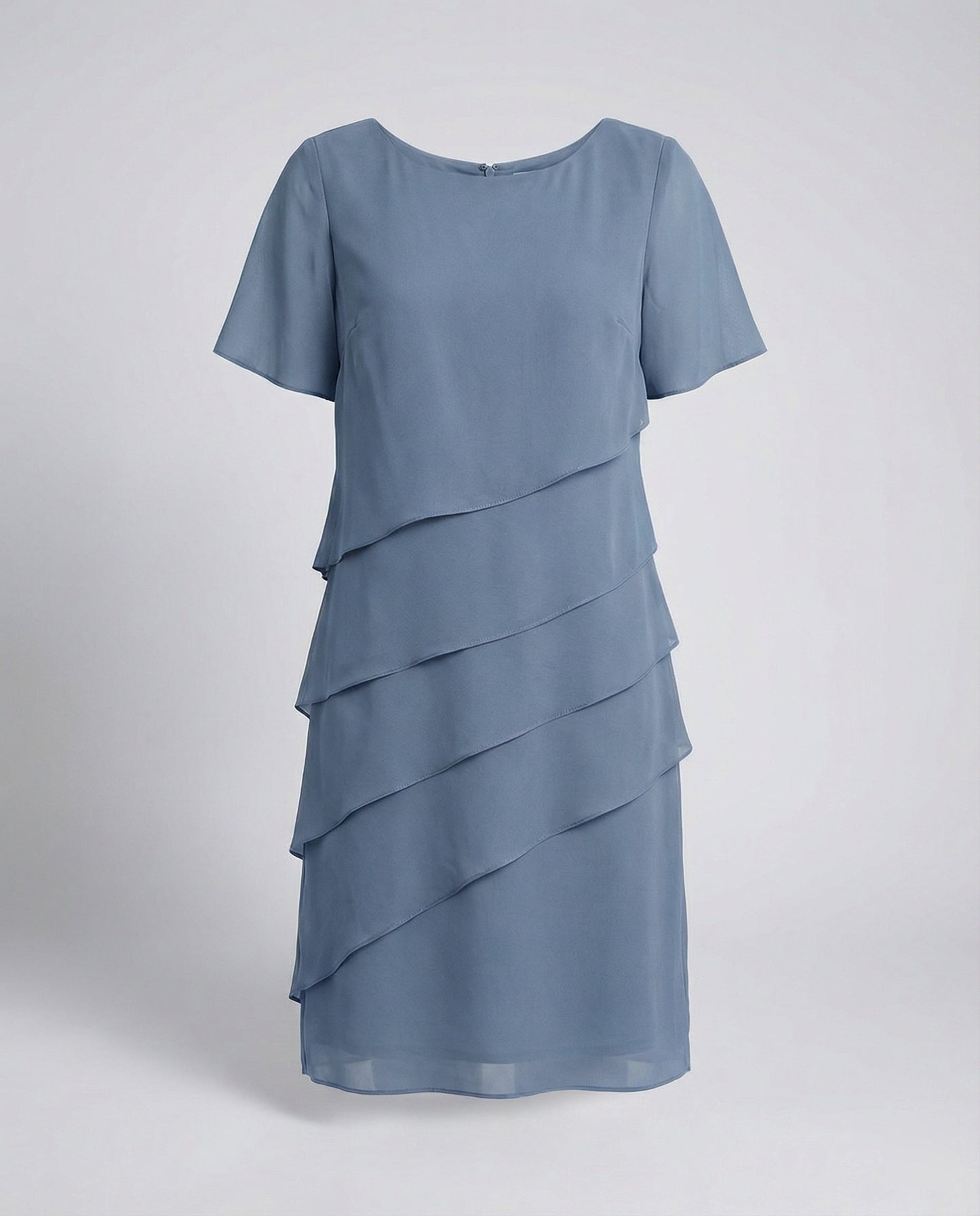 Drune - Damen Elegantes Schlankmachendes Kleid, Figurbetont & Feminin Geschnitten
