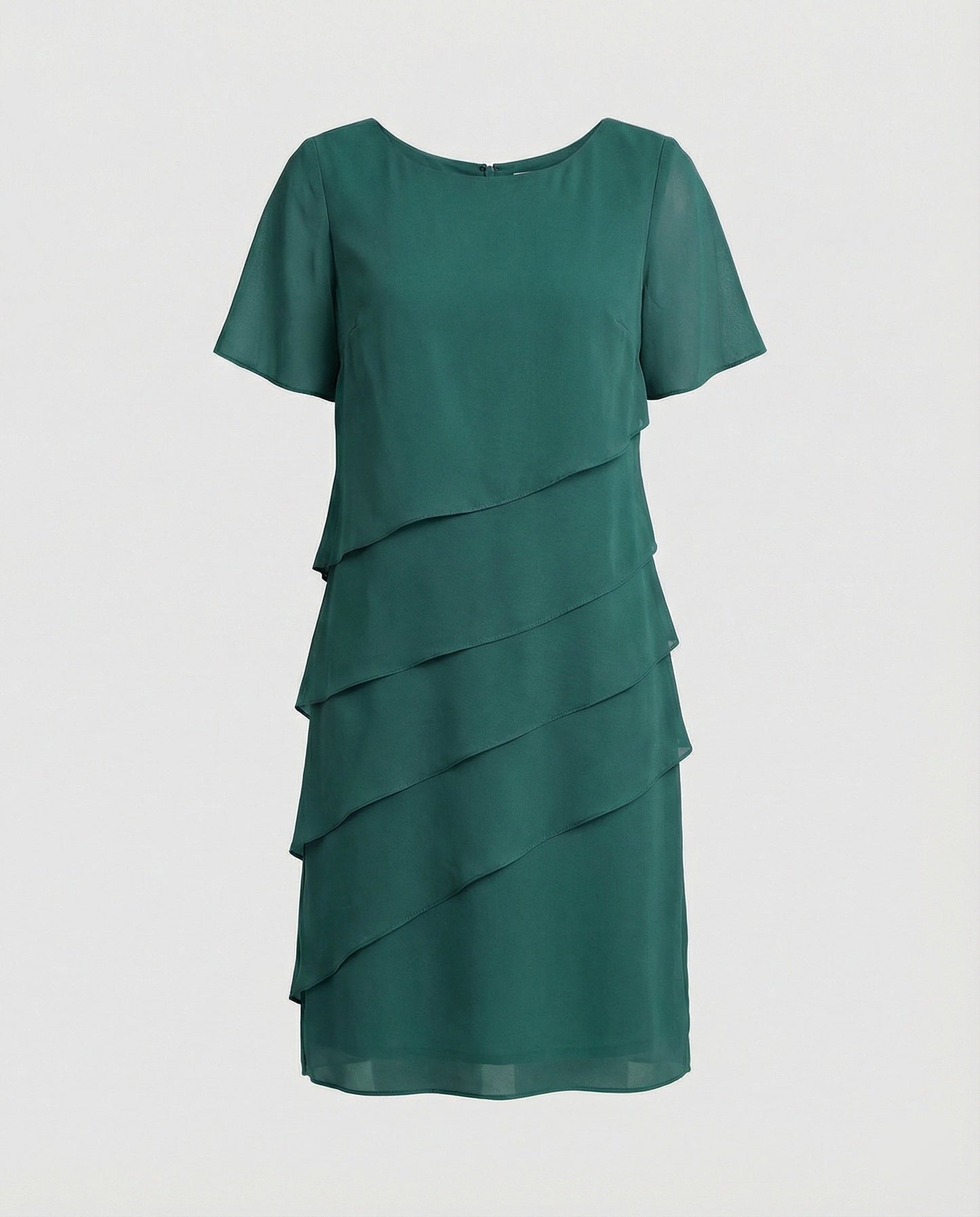 Drune - Damen Elegantes Schlankmachendes Kleid, Figurbetont & Feminin Geschnitten