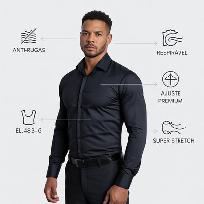 A Camisa Riviera- Camisa Elástica Masculina