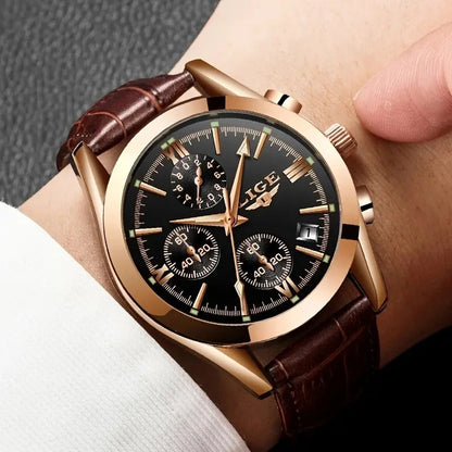 Ethan - Luxe militair horloge met precisie en robuuste elegantie