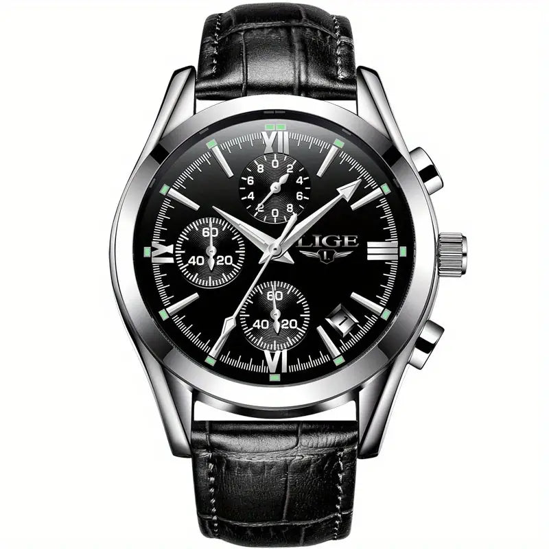 Ethan - Luxe militair horloge met precisie en robuuste elegantie
