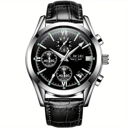Ethan - Luxe militair horloge met precisie en robuuste elegantie