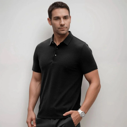 Raphael | Herren Poloshirt Mit Struktur Für Freizeit