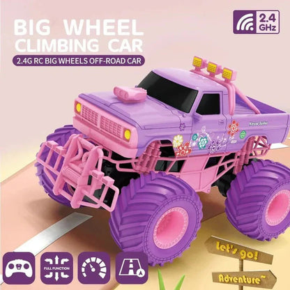 RC Prinsessen Monstertruck | Met Led Verlichting Voor Binnen En Buiten 6 Tot 12 Jaar - KidsKorner
