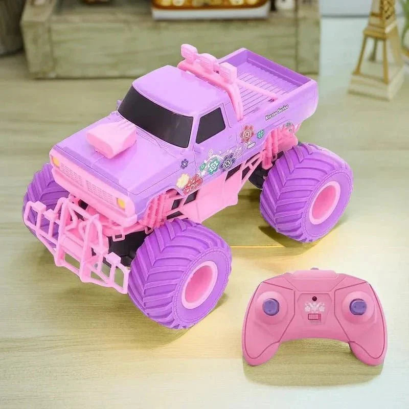 RC Prinsessen Monstertruck | Met Led Verlichting Voor Binnen En Buiten 6 Tot 12 Jaar - KidsKorner