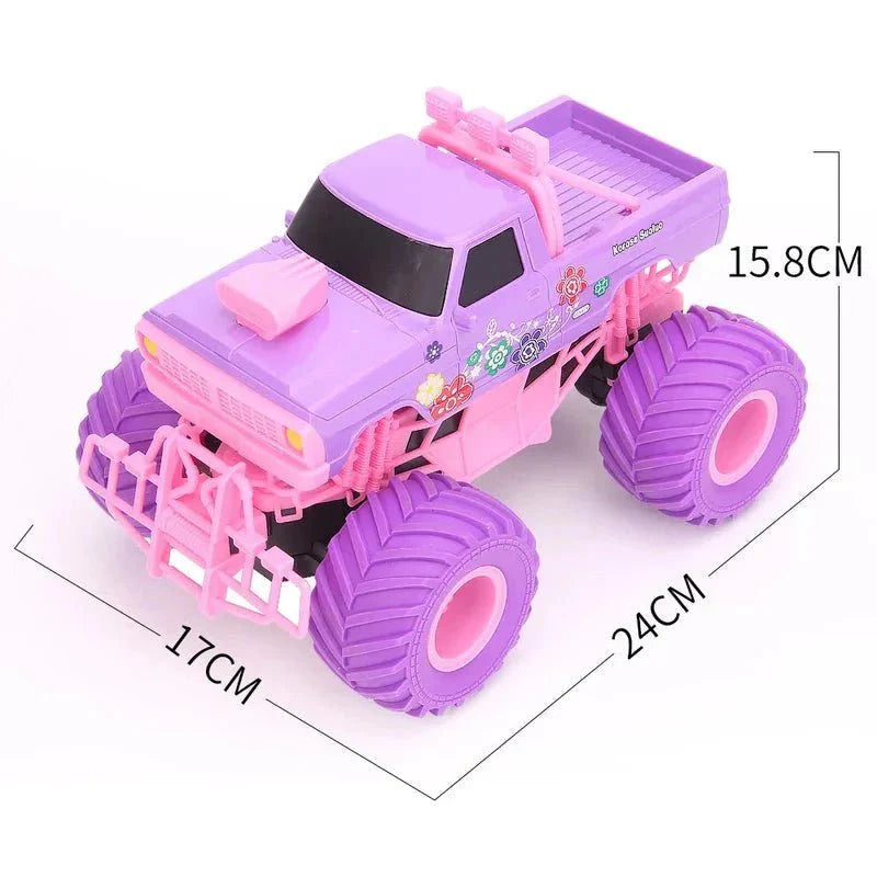 RC Prinsessen Monstertruck | Met Led Verlichting Voor Binnen En Buiten 6 Tot 12 Jaar - KidsKorner