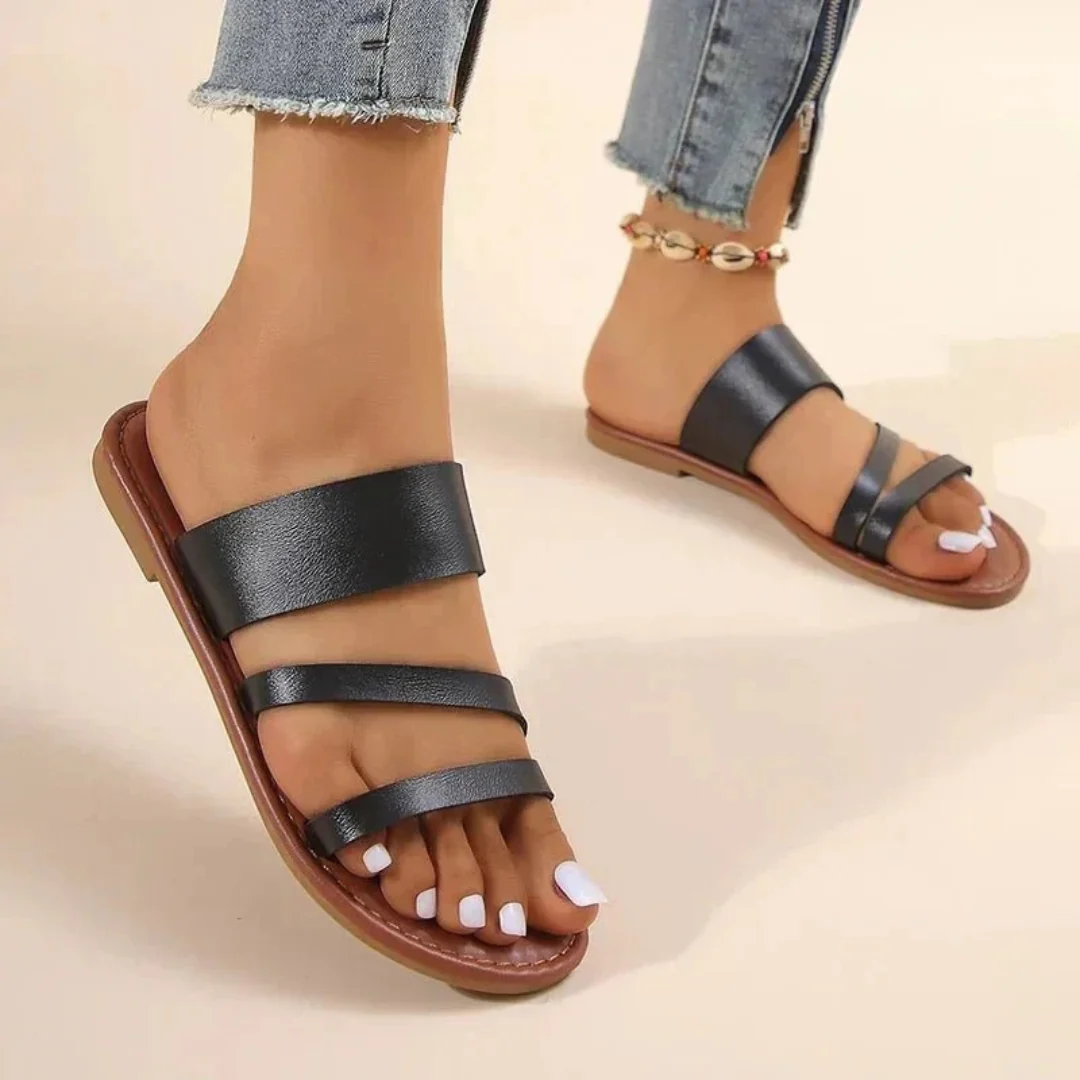 Reese | Damen Flache Sandalen Sommer