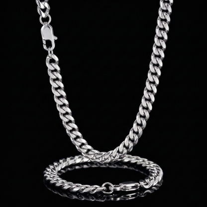 Cuban Chain (Silver) 4mm