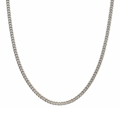 Cuban Chain (Silver) 4mm