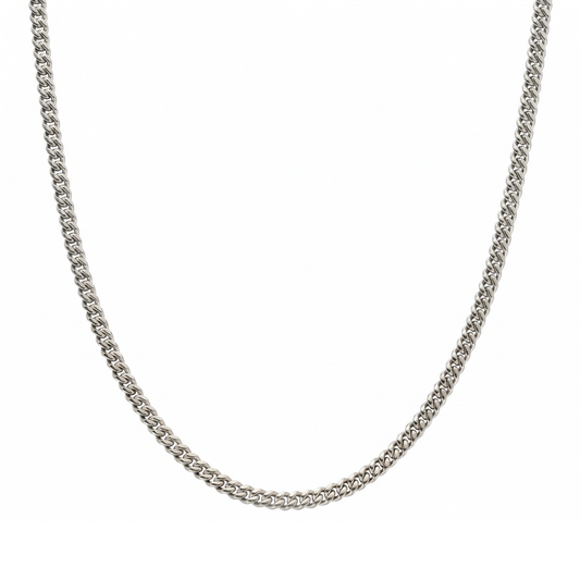 Cuban Chain (Silver) 4mm
