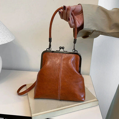 RetroSling Retro Style Compact Vintage Crossbody Bag - lifestyle and editorial content view
