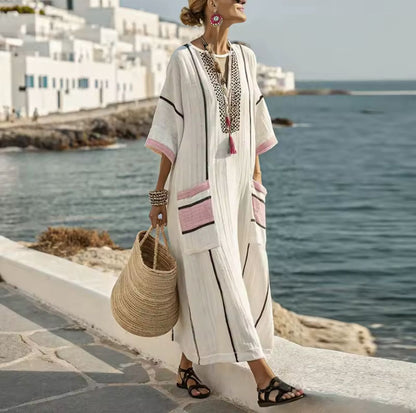 Mary | Long Strand Dress for a Stylish Summer Look