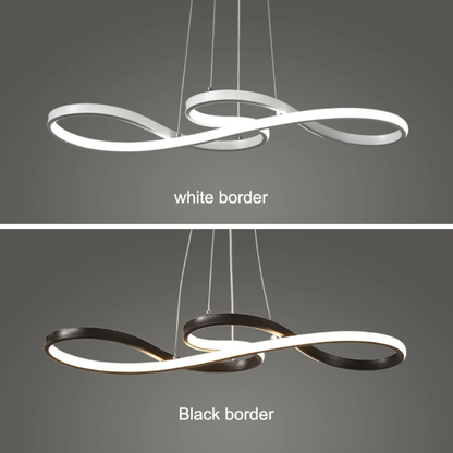 Hanglamp LED Ringen Dimbaar Afstandsbediening Aluminium Eetkamer Woonkamer Modern