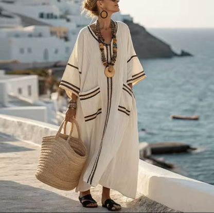 Mary | Long Strand Dress for a Stylish Summer Look