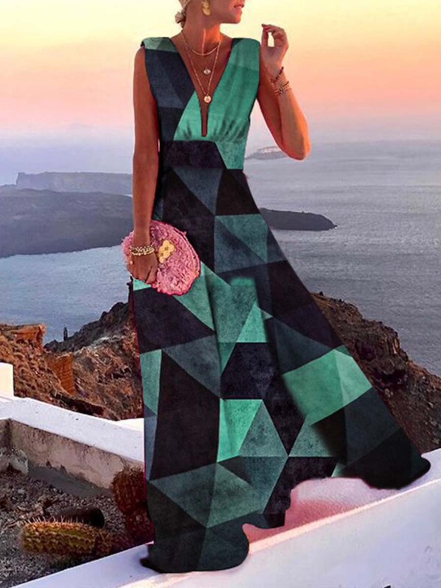 Robe femme col V silhouette fluide