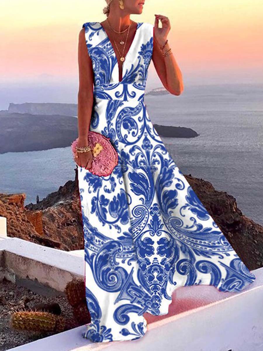 Robe femme col V silhouette fluide