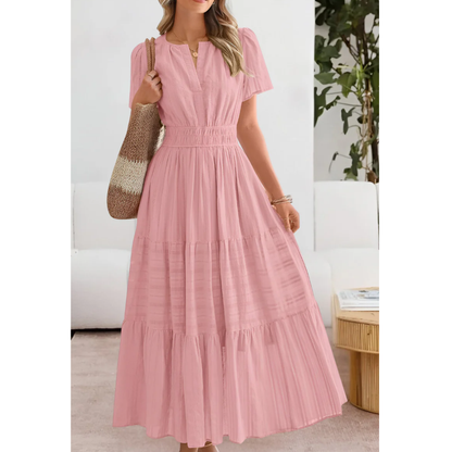 Rojin | Bequemes Damen Sommerkleid Midi elegant