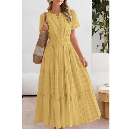 Rojin | Bequemes Damen Sommerkleid Midi elegant