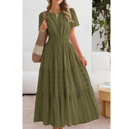 Rojin | Bequemes Damen Sommerkleid Midi elegant