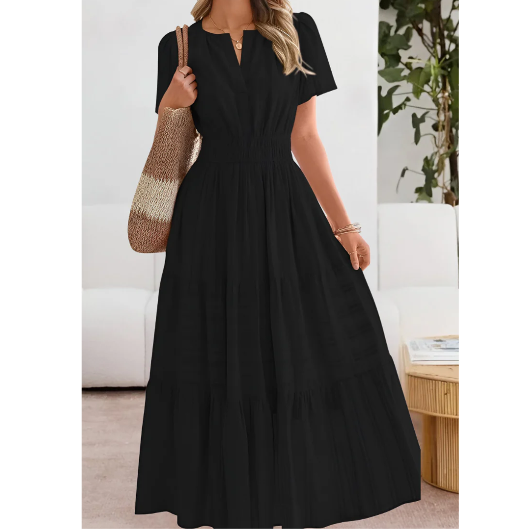 Rojin | Bequemes Damen Sommerkleid Midi elegant