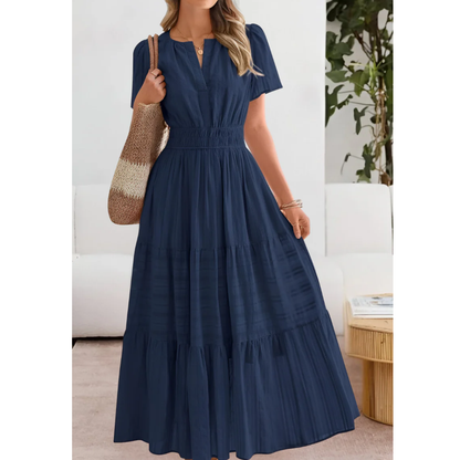 Rojin | Bequemes Damen Sommerkleid Midi elegant