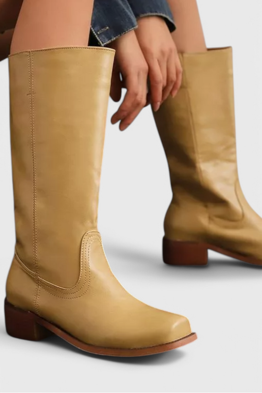 Leder Winter Stiefel Damen