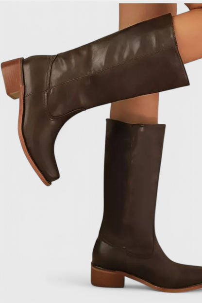 Leder Winter Stiefel Damen
