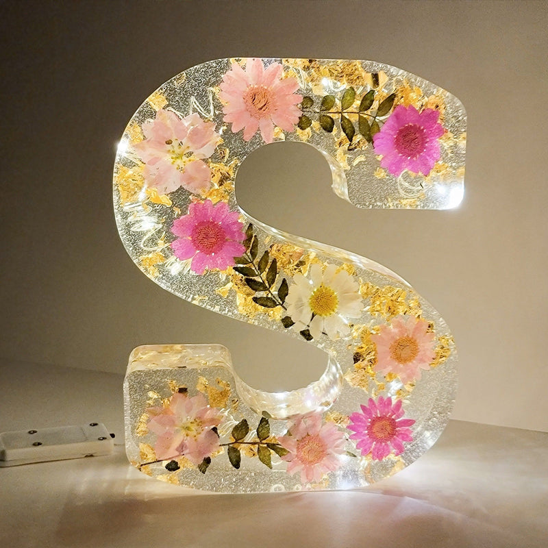 GlowPetal - Personlig bogstavlampe