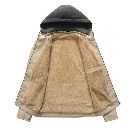 Hooded Leather Jacket