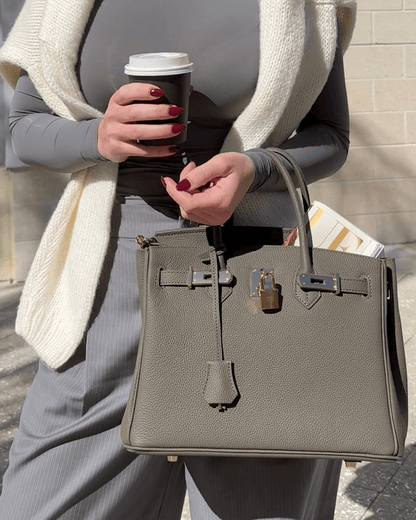 Vintage-Handtasche | Schlossdetail