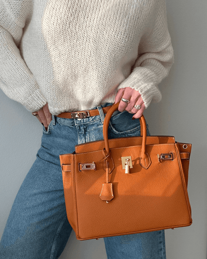 Vintage-Handtasche | Schlossdetail