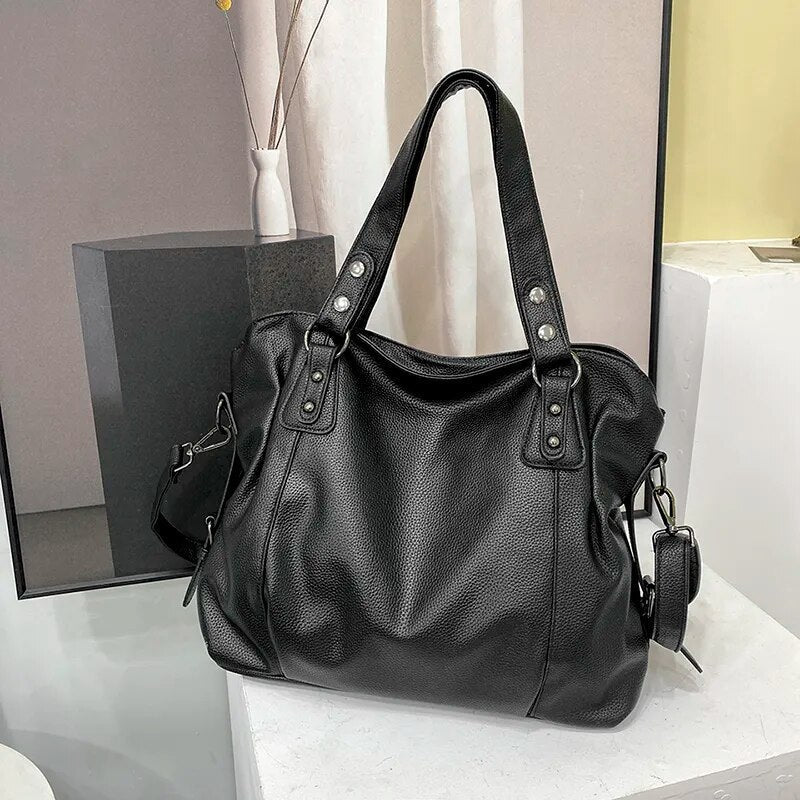 Lunelle - Large soft leather bag