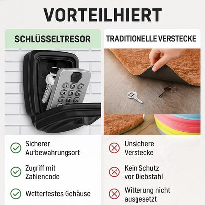 Sleutelkastje Buiten | Sleutelsafe met Code | SafeHaus