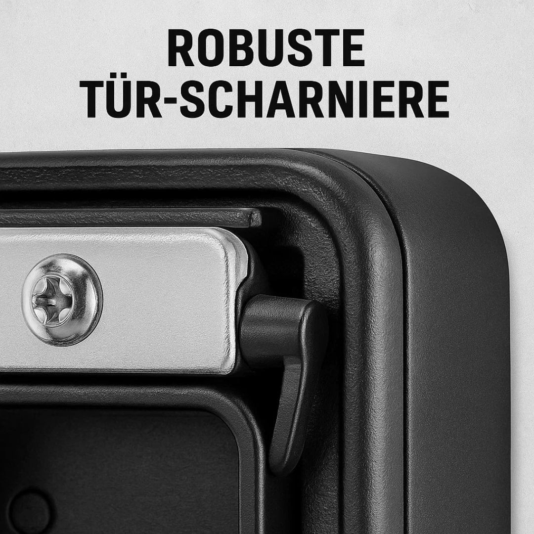 Schlüsselsafe mit Zahlenkombination zur Wandmontage – Immer zugänglich