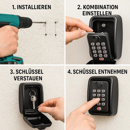 Sleutelkastje Buiten | Sleutelsafe met Code | SafeHaus