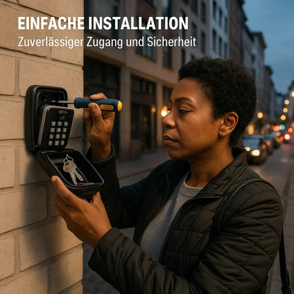 Schlüsselsafe mit Zahlenkombination zur Wandmontage – Immer zugänglich