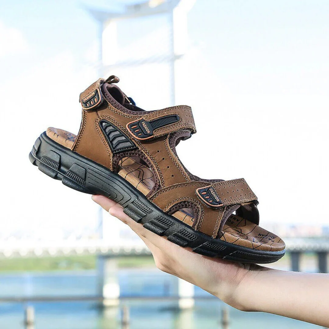 Samy | Unisex Sandalen Mit Klettverschluss