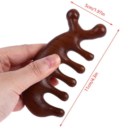 Sandalwood Massage Comb - CalmComb-State of Style