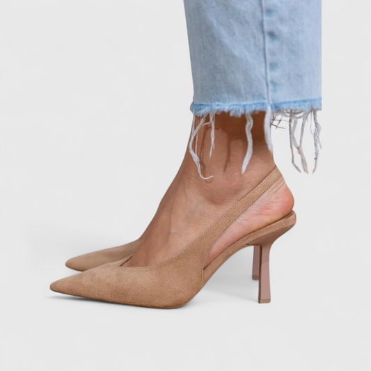 Julia - Slingback Nude Elegance