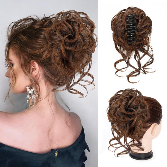 Klemme mit Haarverlängerung für gewundenen Knoten – CurlClip