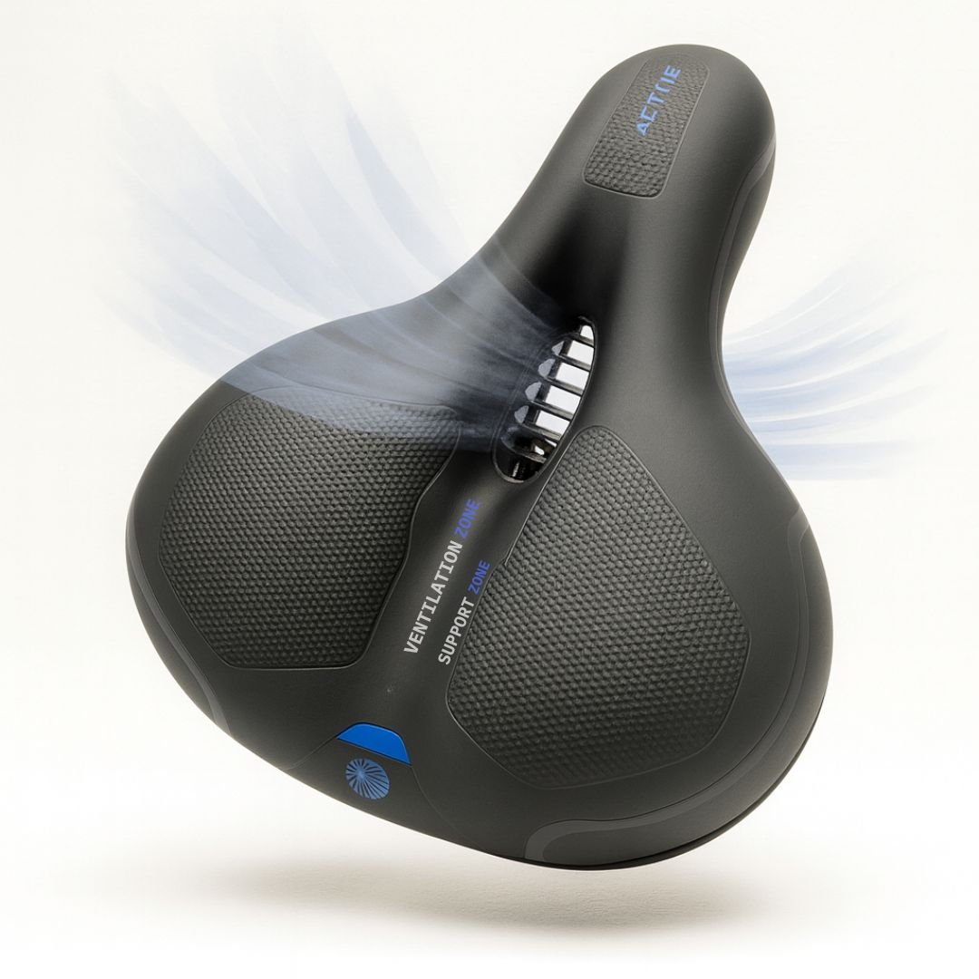 Ergonomischer Fahrradsattel mit Federung – Komfortabel Zorenza