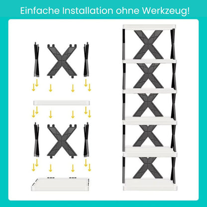 Schmales Schuhregal | Schuhkipper schmal | Hoch und platzsparend | SchuhTower
