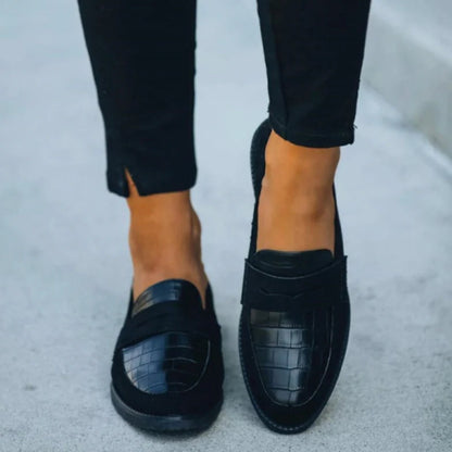 Schwarze Formelle Loafer – Klassische Schuhe für Damen