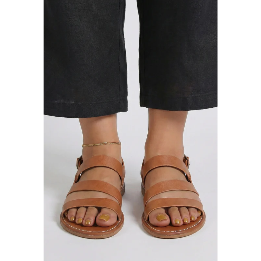 Sela | Damen Sandalen Mit Riemen Für Alltag