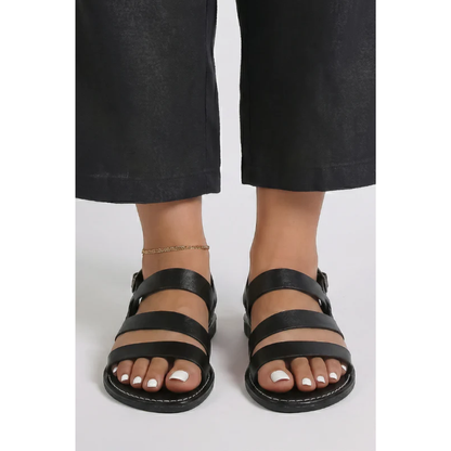 Sela | Damen Sandalen Mit Riemen Für Alltag