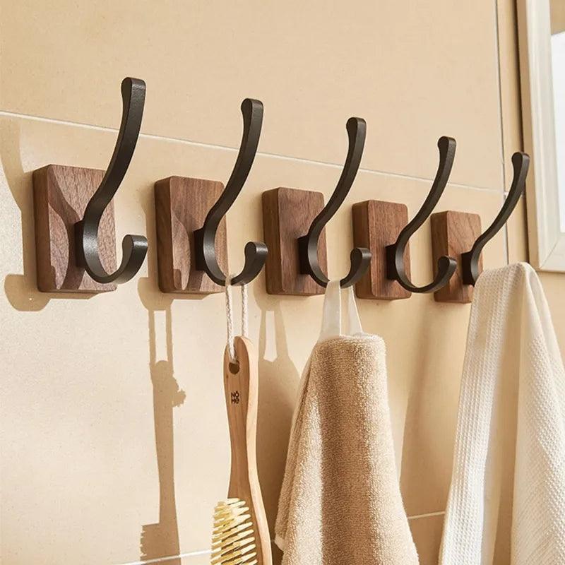 Essentia | Zelfklevende Houten Haken